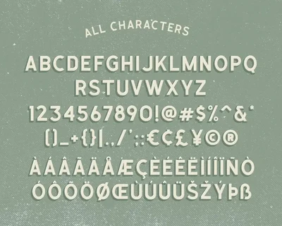 Calasans - 7 layered fonts