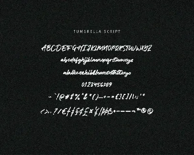 Tumbrella - Script Sans Font Duo