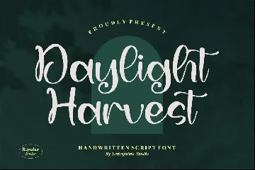 Daylight Harvest Handwritten Font