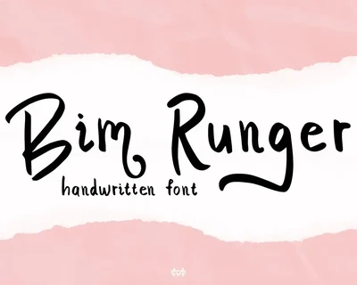 Bim Runger font