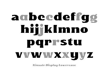 Kinsale Display font