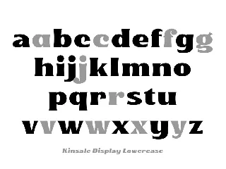 Kinsale Display font