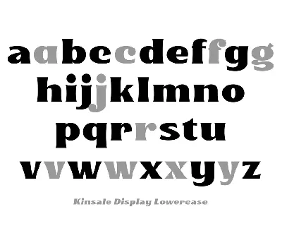 Kinsale Display font