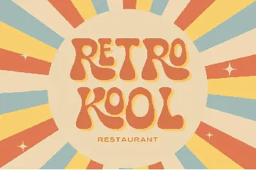 Retro Cool - Logo Font