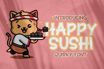 Happy Sushi font