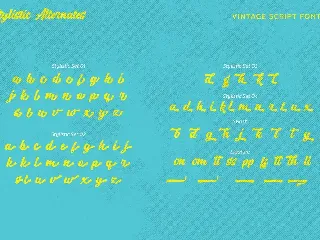 Vintage Scripter font