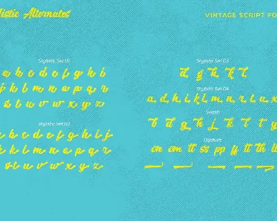 Vintage Scripter font