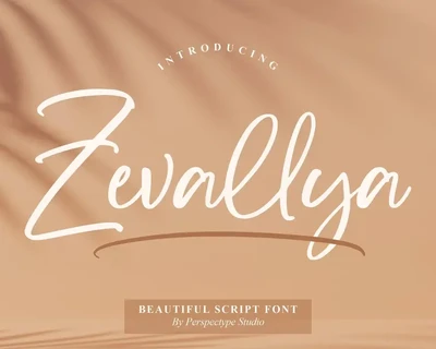 Zevallya Script Font