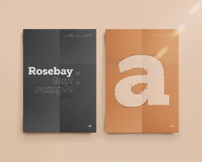 Rosebay Slab font