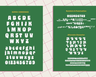 BUMSY font