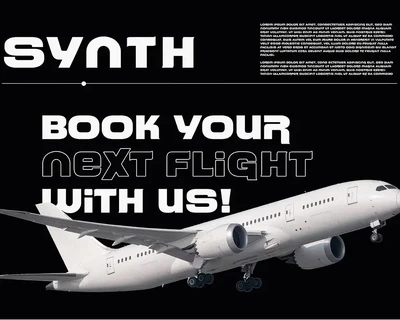 SynthSyntax - Streetwear Typeface font