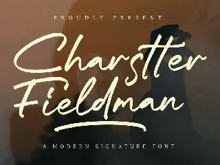 Charstter Fieldman Modern Signature Font