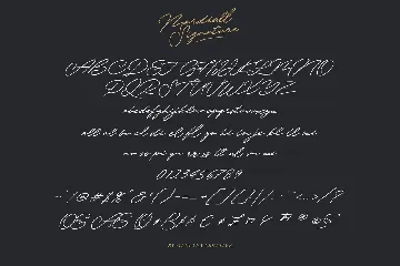 Mardiall Signature Font