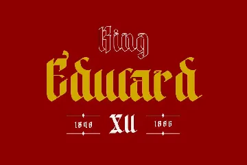 Modern Blackletter Font