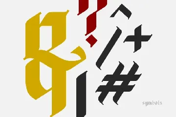 Modern Blackletter Font