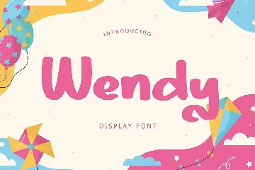 Wendy Bold Display Font