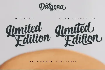 Dalgona Script font