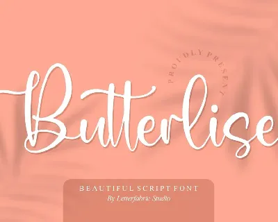 Butterlise Script Font