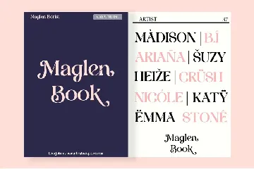 Maglen Borist font