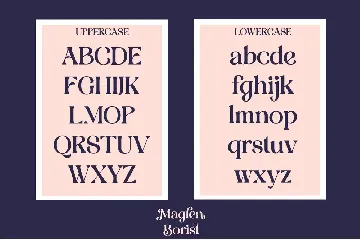 Maglen Borist font