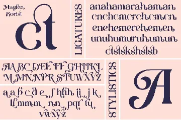 Maglen Borist font