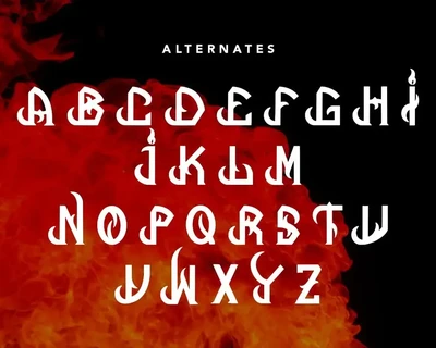 Wild Inferno - Blackletter Display Font