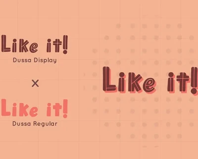 Dussa - Handwritten Font Duo