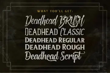 Deadhead Family font