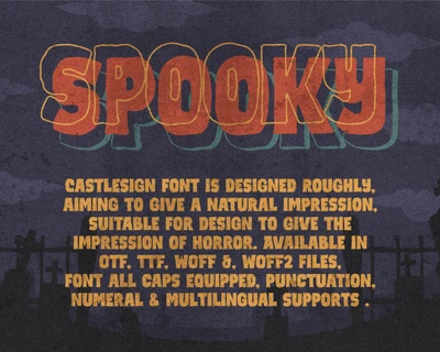 Castlesign Rough Font
