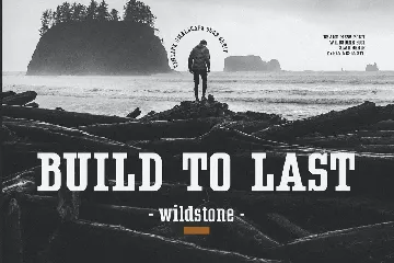 Wildstone - wild vintage smallcaps slab serif font