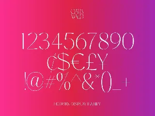 Catavalo - Modern Display Family font