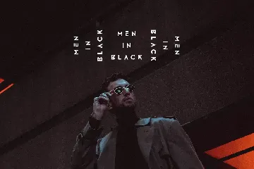 Black Future Modern Futuristic Font