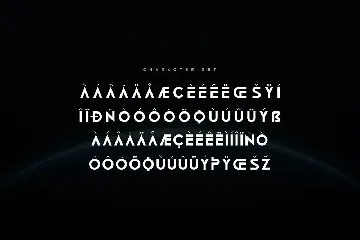 Black Future Modern Futuristic Font