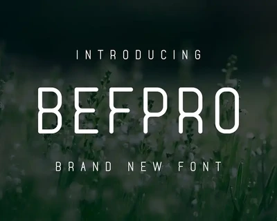 Befpro Font