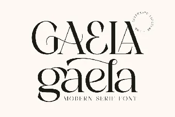 Gaela Modern Serif Font