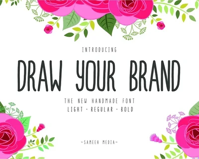 Draw Your Brand font