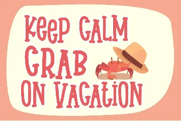 Summer Crab font