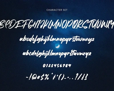 Moonlish - Script Font