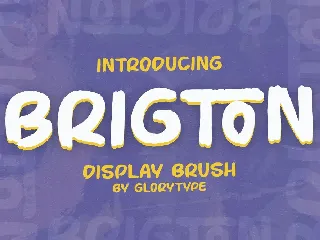 Brigton Display Brush Font