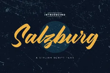 Salzburg Stylish Script Font