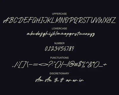 Anthera font