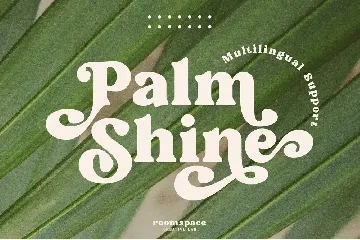 Palm Shine font
