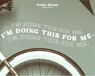 Palm Shine font