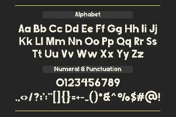 Anallop - A Modern Sans Serif font
