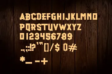 Nhort Bark - Display Font