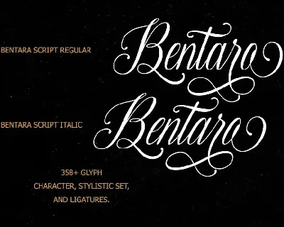 Bentara Script font