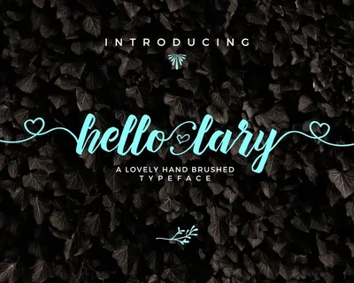 Hello Lary Font