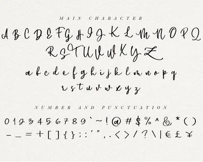 Downtown - Handwriting Script Font