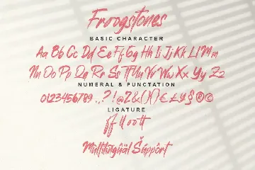 Froogstones font