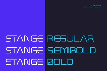 STANGE - Modern Futuristic Font